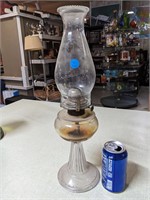 VTG Tall Base Glass Kerosene Lamp