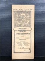 1925 The Saratoga Associaion Programme