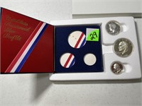 1976 40 Percent Silver Proof 3 Coin Set