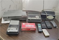 Scanner, cassette players, VHS player