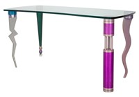 ikons Postmodern Glass Top Desk