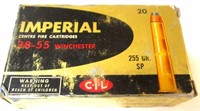 20 RDS- IMPERIAL-- .38-55 WIN. CAL. 255 GR. SP