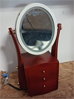 Lighted Mirror Make Cabinet (Tested)