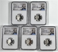 2023-S Jefferson 5c Proof NGC Dealer/Vendor LOT