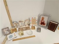 Assorted Picture Frames,  Paperweights & More