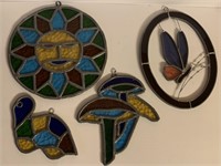 4 Stained Glass Window Art Deco