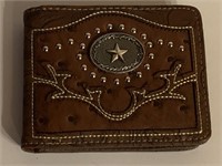 Men’s Bifold Wallet with Center ID - Western Star