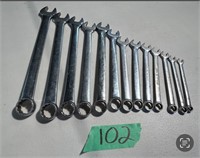 Snap On End Wrenches 3/8 to 1 1/8 SAE