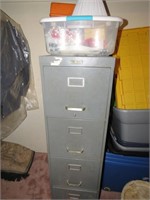4 DRAWER FILE CABINET WITH CONTENTS - BUYER TO