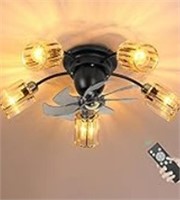 OSGNER Low Profile Ceiling Fans with Lights
