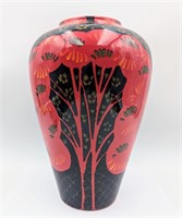 Beautiful Red & Black Decorative Vase