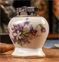 Antique Bone China Floral Lighter