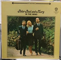 PETER PAUL & MARY - IN THE WIND - LP RECORD ALBUM