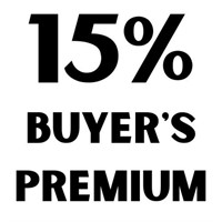 There will be a 15% Buyers Premium