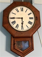 Oak Leaf Pendulum Antique Clock
