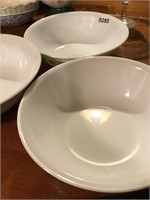 3 serving bowls. 2 Corelli that match plates found
