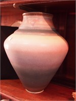 Contemporary art pottery 12" high  vase