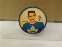 1961-62 Shiriff Bill Harris #54 Hockey Coin