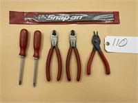 Snap-on File, Side Cutters, Pliers, Snap Ring