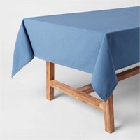 120 x 60 Cotton Tablecloth Blue - Threshold