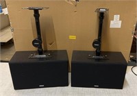 Pair of Yamaha NS-10MC Speakers w/Brackets