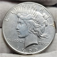 1928-S Peace Silver Dollar