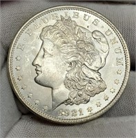 1921 Morgan Silver Dollar MS64