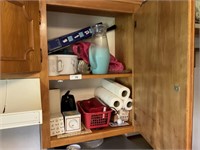 cupboard full of items