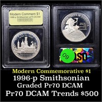 Proof 1996-P Smithsonian Institution Modern Commem