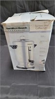 Hamilton Beach commercial stainless steel coffee