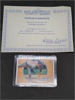 Autographed Nolan Ryan MLB Baseball Card with COA