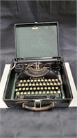 Antique Corona mini typewriter with case