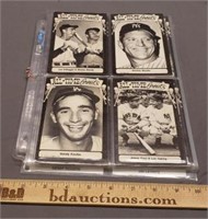 Collection of All-Time Greats Baseball Postcards