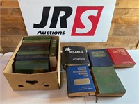 Box of 14 vintage automotive service manuals