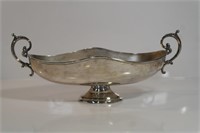 STERLING SILVER CAMUSSO DISH, 311g