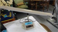 Vintage Desk Lamp w/ Plastic Doily
