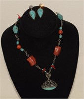 Barse Necklace & Earrings