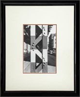 Ralston Crawford Attr. 3rd Avenue El Gelatin Print