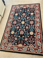 hand hooked antique area rug, 6x4ft approx