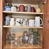 Beverage Glasses, Cups, Mugs