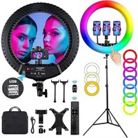 $60 Vivitar Full-Spectrum 18" Ring Light Set