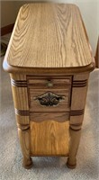 Wooden Side Table With Drawer