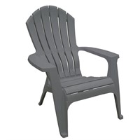 RealComfort Adirondack Chair - Charcoal  Plastic