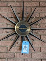 Vintage Welby Sunburst Clock