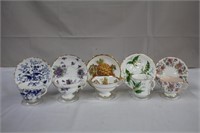 Five teacups & saucers including Aynsley &