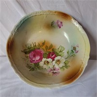 Vintage Hand painted Bowl Royal Bonn Pink