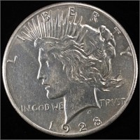 1928 PEACE DOLLAR AU