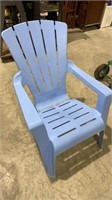 Plastic lawn chair