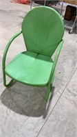 Metal lawn chair