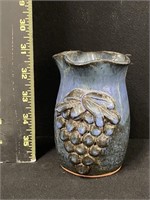 Richard Kale Grape Pottery Vase